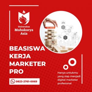 beasiswa kerja marketer pro